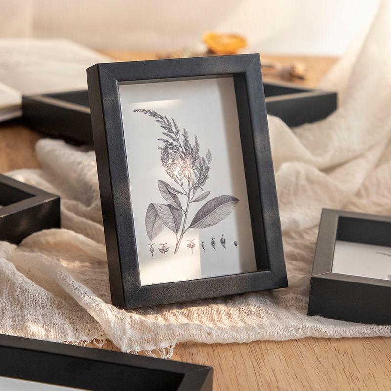 A4 Handmade Frame Photo Square Digital Wood-Based Panel Material Photo Frames Wall Hanging