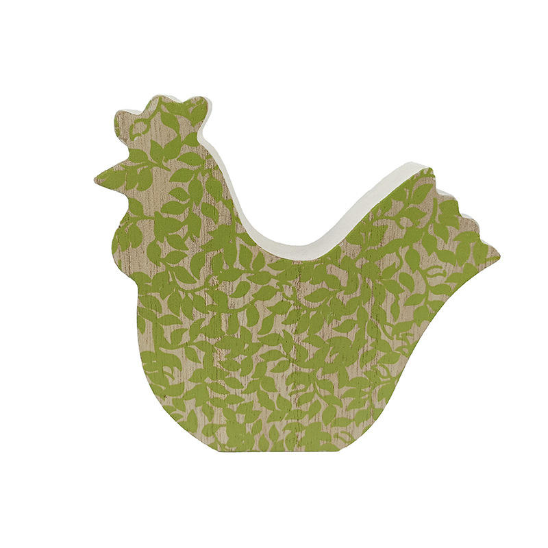 Halloween rabbit chick window wooden ornaments Christmas garden decoration props