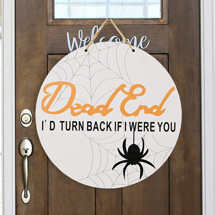 Halloween Wooden Wall Sign Plaques Decoration