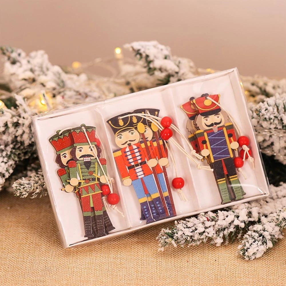 Wooden Snowman Decoration Ornaments Products Wood Christmas Tree Christmas Decorations