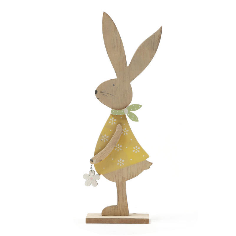 Craft Wooden Decoration Rabbit