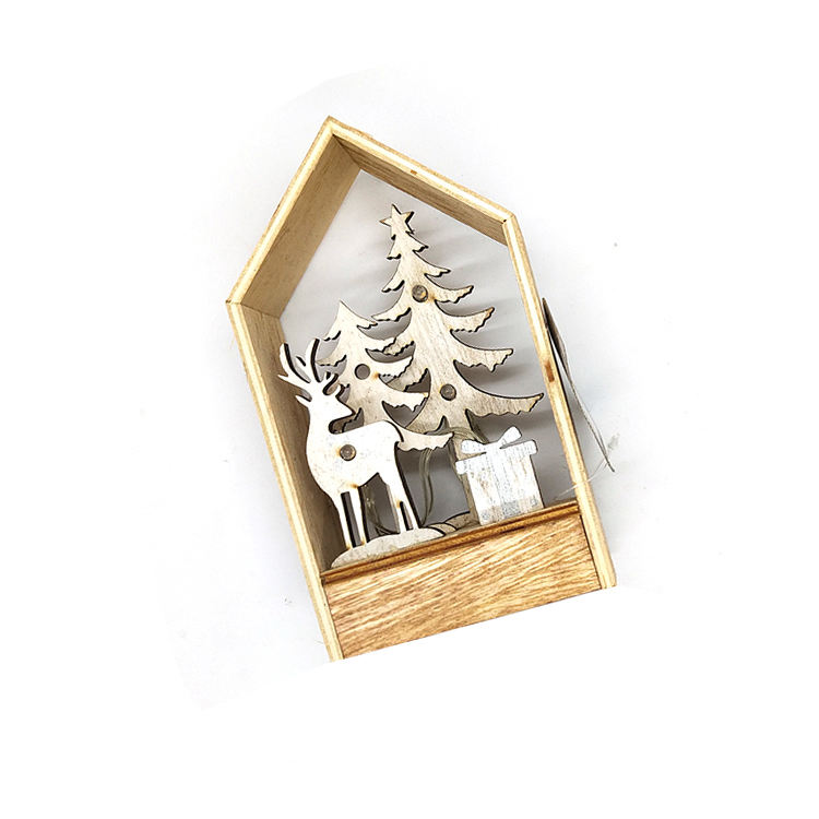 Decorations For Events Party Supplies Gifts Crafts Wooden Deer Lamp Pendant