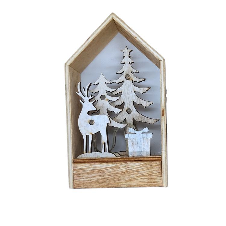 Gifts Crafts White Wooden Hanging Wooden Products Wood Crafts